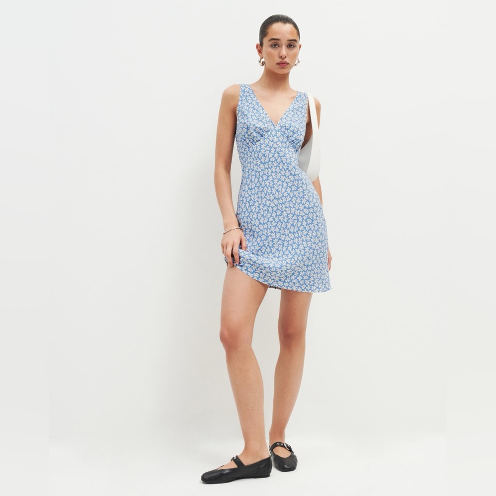NWT Reformation Calix Dress - Blue Hawaii - Size Small
